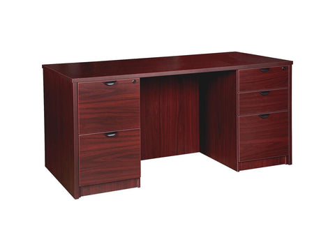 Lorell Prominence Pedestal Desk PD3060DPMY