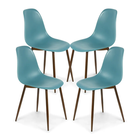 Edgemod Landon Sculpted Dining Chair (Set of 4)