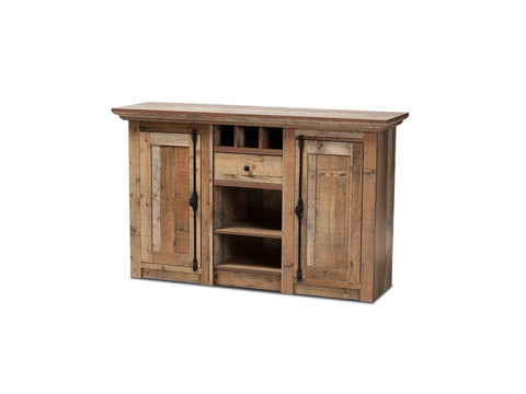 Farmhouse Rustic Finished Wood 2-Door Dining Room Sideboard Buffet