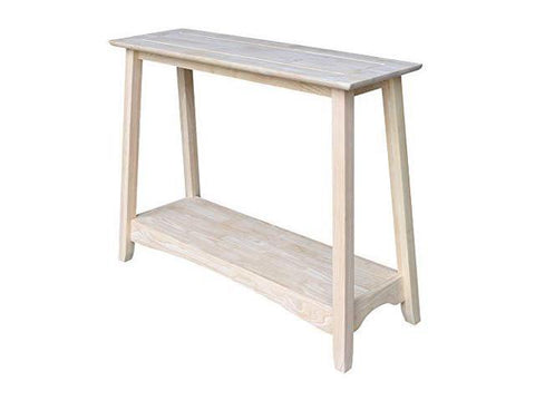 International Concepts Bombay Sofa Table, Unfinished