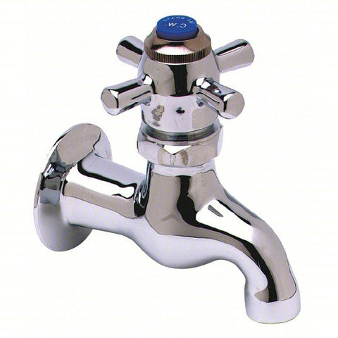 Low Arc Bathroom Faucet: T&S, Chrome Finish, Manual, 6.25 gpm Flow Rate