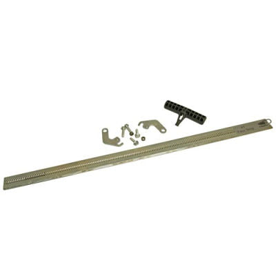 FLEXCO Roller Lacer Face Strip 24" (FSMAN2-24), with 1 Lacer Pin, Hook Size; 2-4, U2SP-U3