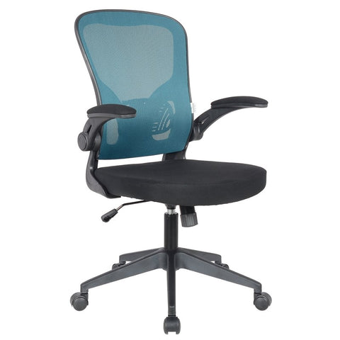Modern Mesh Office Swivel Chair In Teal