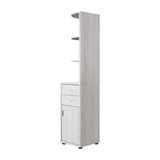 Ingol Contemporary Wood Corner Bookcase