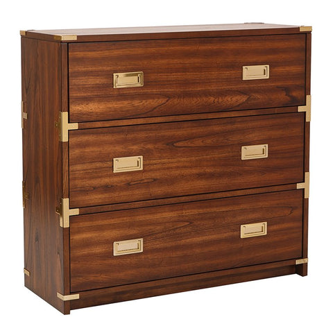 3 Drawer Cabinet Solid and manufactured wood