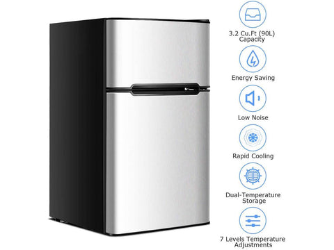 Mini Fridge with Freezer, 3.2 Cu.Ft