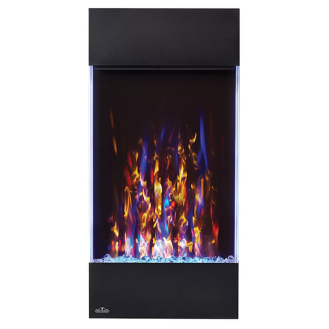 Napoleon Allure Vertical Wall Hanging LED Flame Electric Fireplace, 32 Inch Tall