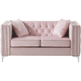 Glory Furniture Paige Velvet Loveseat