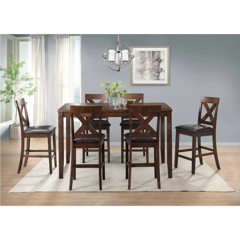 Alexa 7 Piece Counter Height Dining Set