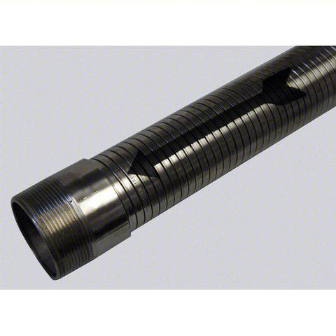 Interlocked Metal Hose: 4 in Hose Inside Dia., 14 ft Hose Lg, 18 in Bend Radius