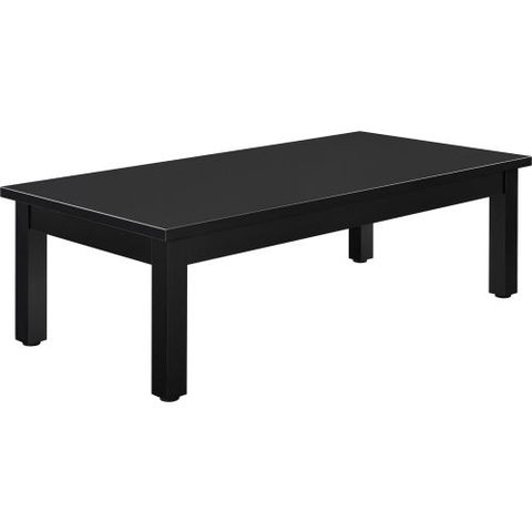 Wood Coffee Table - 48" x 24" - Black