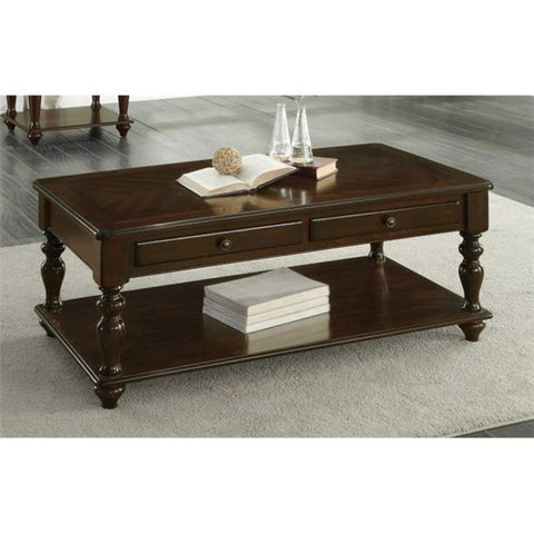 Homelegance 3587-30 Lovington Collection Cocktail Table with Lift Top on Casters