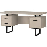 Urbanpro Contemporary Revesible Wooden Floating Computer Desk