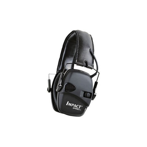 Howard Leight™ 1030942 Impact® Sport Folding Electronic Earmuff, Black, NRR 22 dB