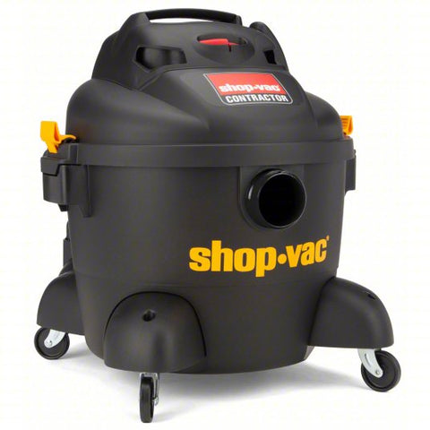 SHOP-VAC Shop Vacuum: 6 gal Tank Size, Plastic, 1 1/4 in Vacuum Hose Dia., 145 cfm Vacuum Air Flow