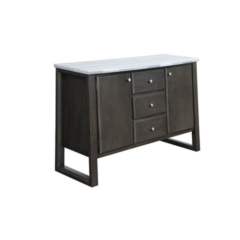 Madan Server in Marble and Gray Oak