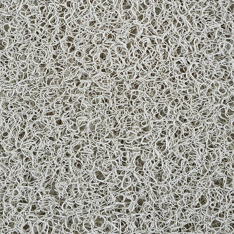 Vinyl Mesh Inlay Logo Mats 3' X 10' light Grey