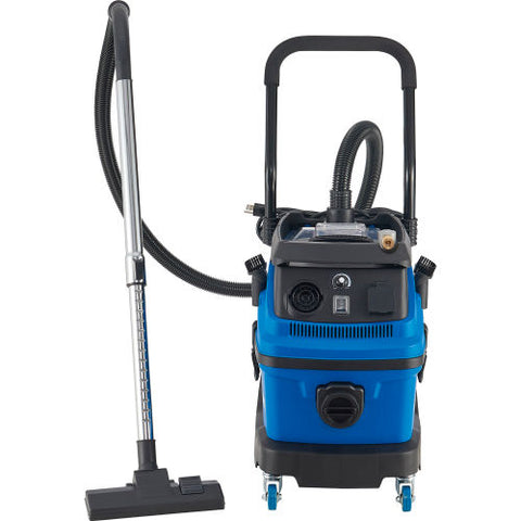 HEPA Wet/Dry Vacuum w/ Power Regulator & Air Tools Connector, 8 Gallon Cap.