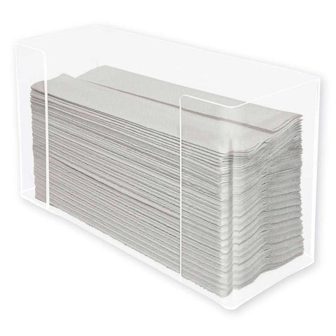 Kantek Clear Acrylic Multifold Paper Towel Dispenser,