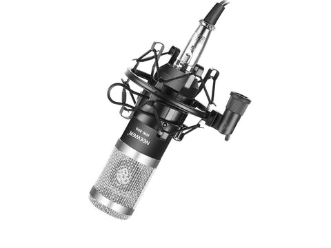 Neewer NW-800 Pro Cardioid Studio Condenser Microphone Set with Shock Mount, Ball-type Anti-wind Foam Cap