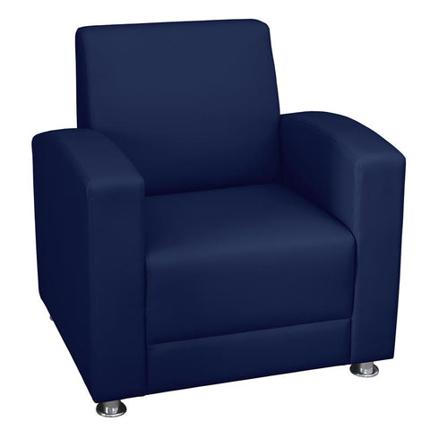 Milan Lounge Chair- Navy Blue