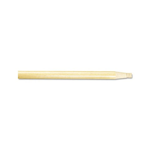 Threaded End Broom Handle, 15/16" x 60", Natural Wood