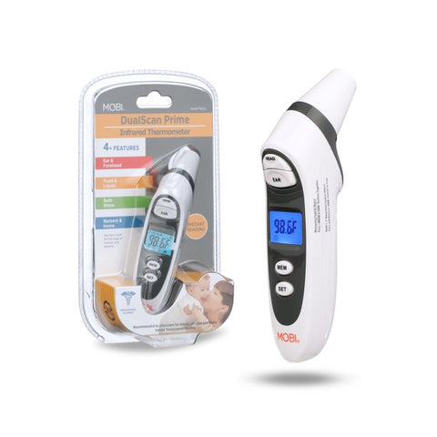 MOBI DualScan Prime Ear and Forehead Digital Thermometer