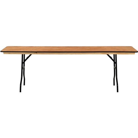 Interion® Folding Banquet Table - 96" x 30" - Plywood