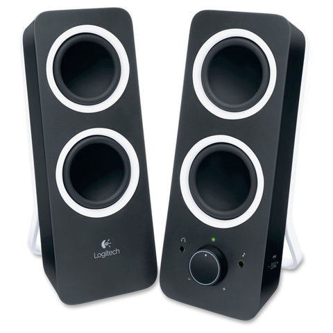 Logitech 980-000800 Z200 Stereo Speakers with Bass Control, Black