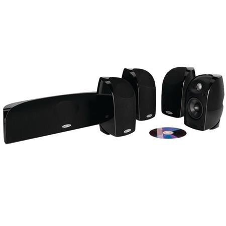 Polk Audio TL250 Compact Home Theater Audio System, Includes 4x TL2 Satellites Speakers, 1x TL2 Center Channel Speaker