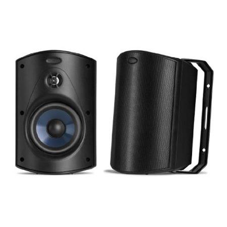 Polk Audio Atrium 5 Outdoor Speaker, 60Hz-25kHz, Pair, Black