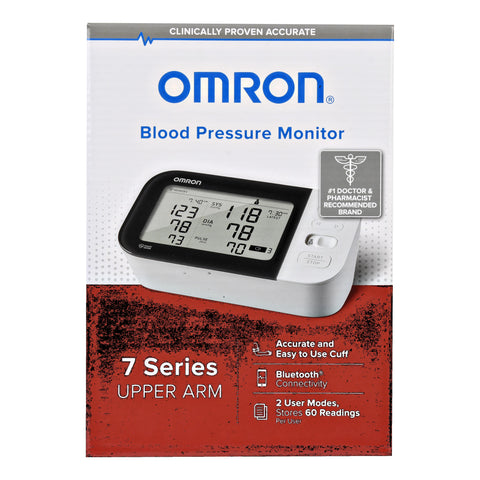 NEW Omron 7 Series Wireless Upper Arm Blood Pressure Monitor (Model BP7350)