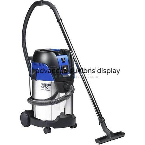 Nilfisk Aero 31 HEPA - Wet/Dry HEPA Vacuum w/Tool Start, Stainless Steel Tank, 30 Liter