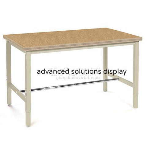 48"W x 30"D Production Workbench - Shop Top Safety Edge - Tan