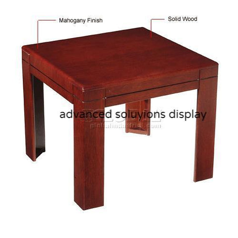 Boss Reception End Table - 22" - Mahogany