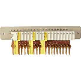 MMF STEELMASTER® 20-Key Wall Mount Key Rack 201302003 Sand