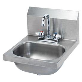 Krowne HS-18 - 16" Wide Hand Sink with Deck Mount Faucet