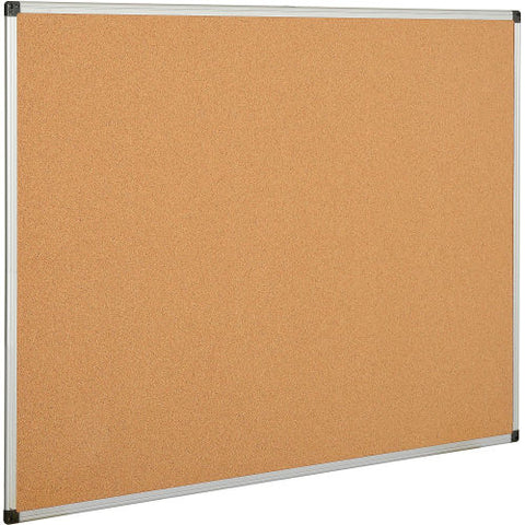 Cork Bulletin Board - 5' x 3' - Aluminum Frame