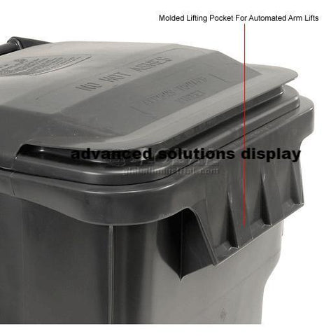 Otto Mobile Trash Container - 65 Gallon Gray