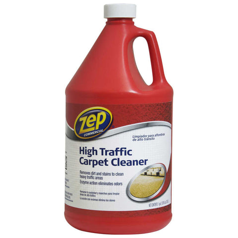 Zep® High-Traffic Carpet Cleaner, Gallon Bottle, 4 Bottles - ZUHTC128