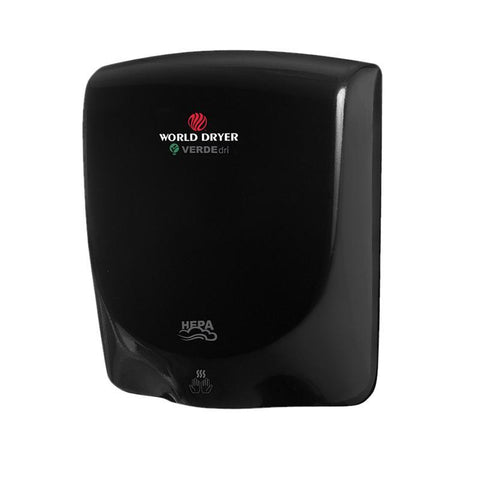 World Dryer VERDEdri Hand Dryer, Black