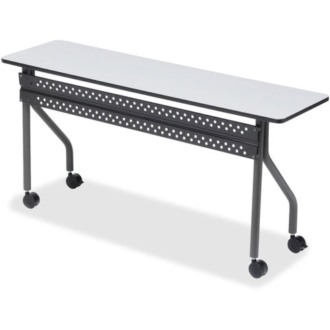 Iceberg OfficeWorks 68067 Mobile Training Table, Rectangle Top - 72" Table Top Length x 18" Table Top Width x 0.75" Table Top Thickness