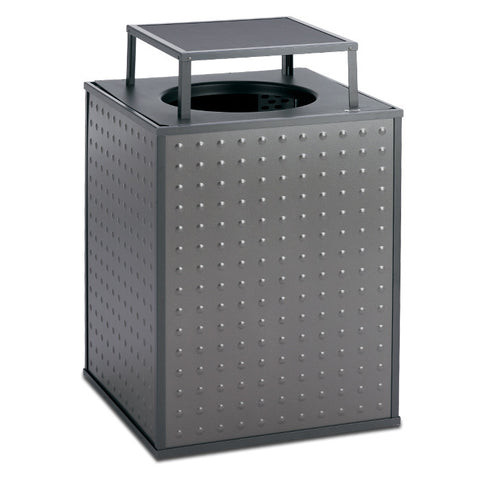 Element 48 Gallon Trash Receptacle, Bonnet Top